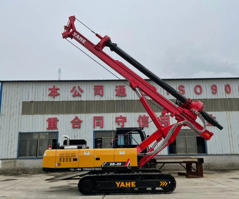 ماشین شمع کشی هیدرولیک خزنده مینی Dr-90 Drilling Depth 30m